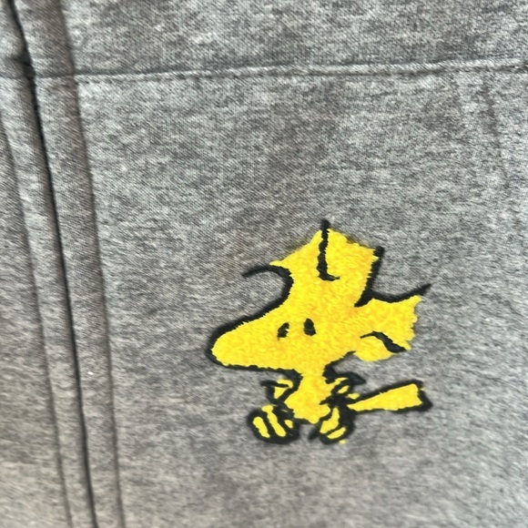 Peanuts | Jackets & Coats | Snoopy Peanuts Sweat Jacket Gray Hoodie ...
